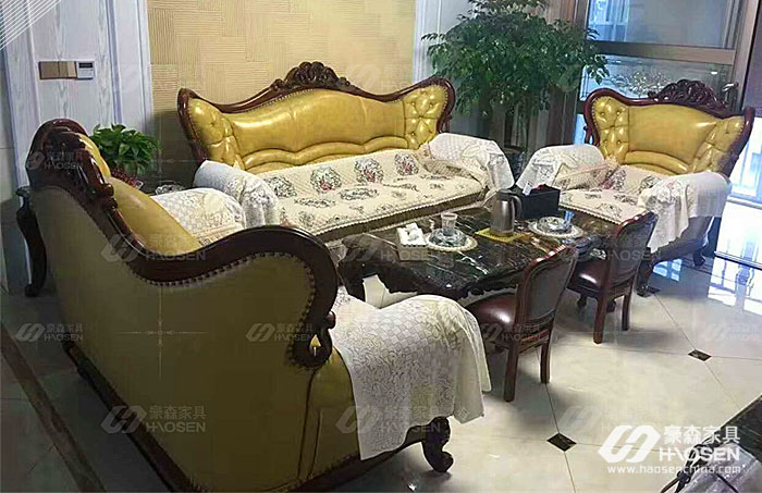 黑龙江客户的欧美客厅家具