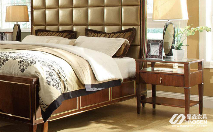 美式定制常规实木床头柜的尺寸有哪些要求